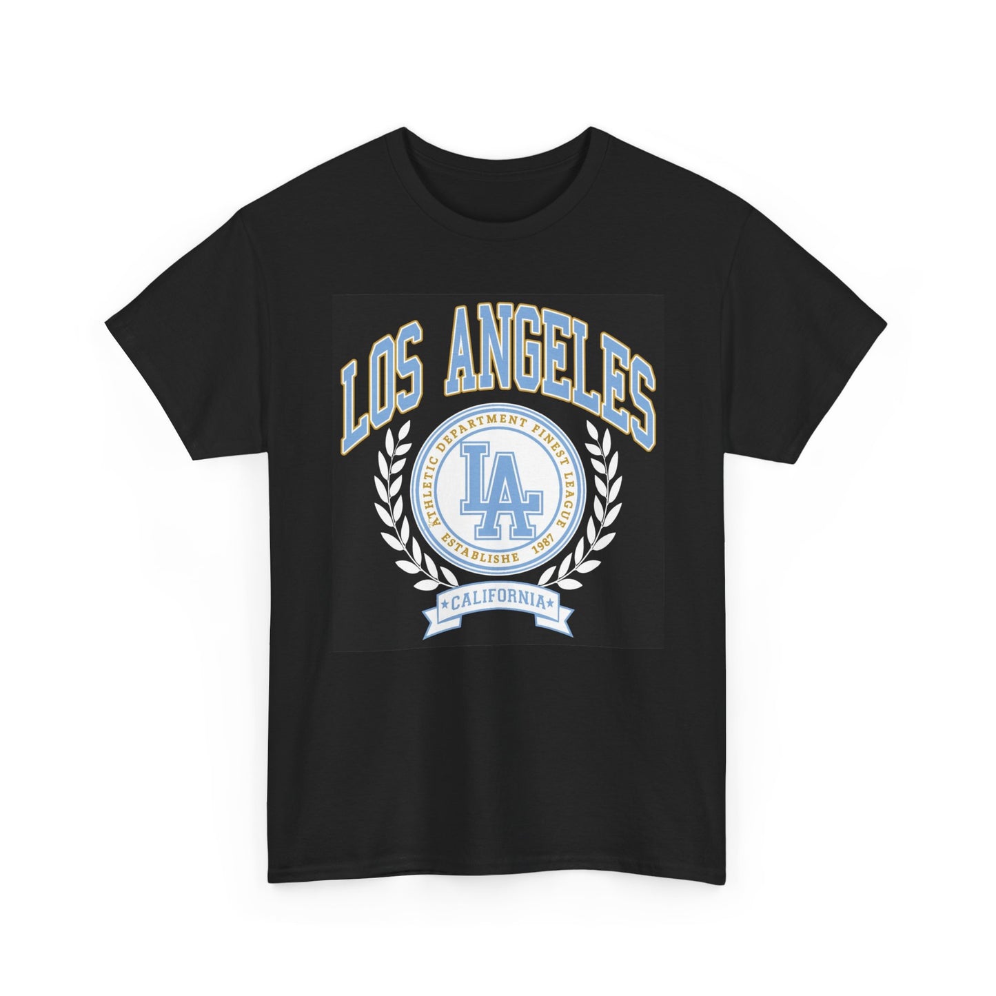 Los Angeles Graphic T Shirt LA California Retro Unisex Heavy Cotton Tee