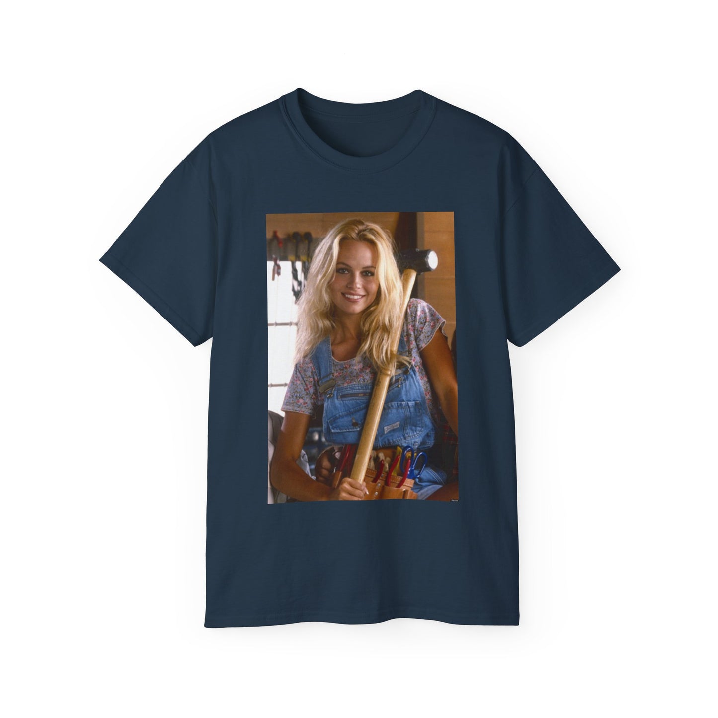 Pam Anderson playboy tool time 90s vintage Unisex Ultra Cotton Tee