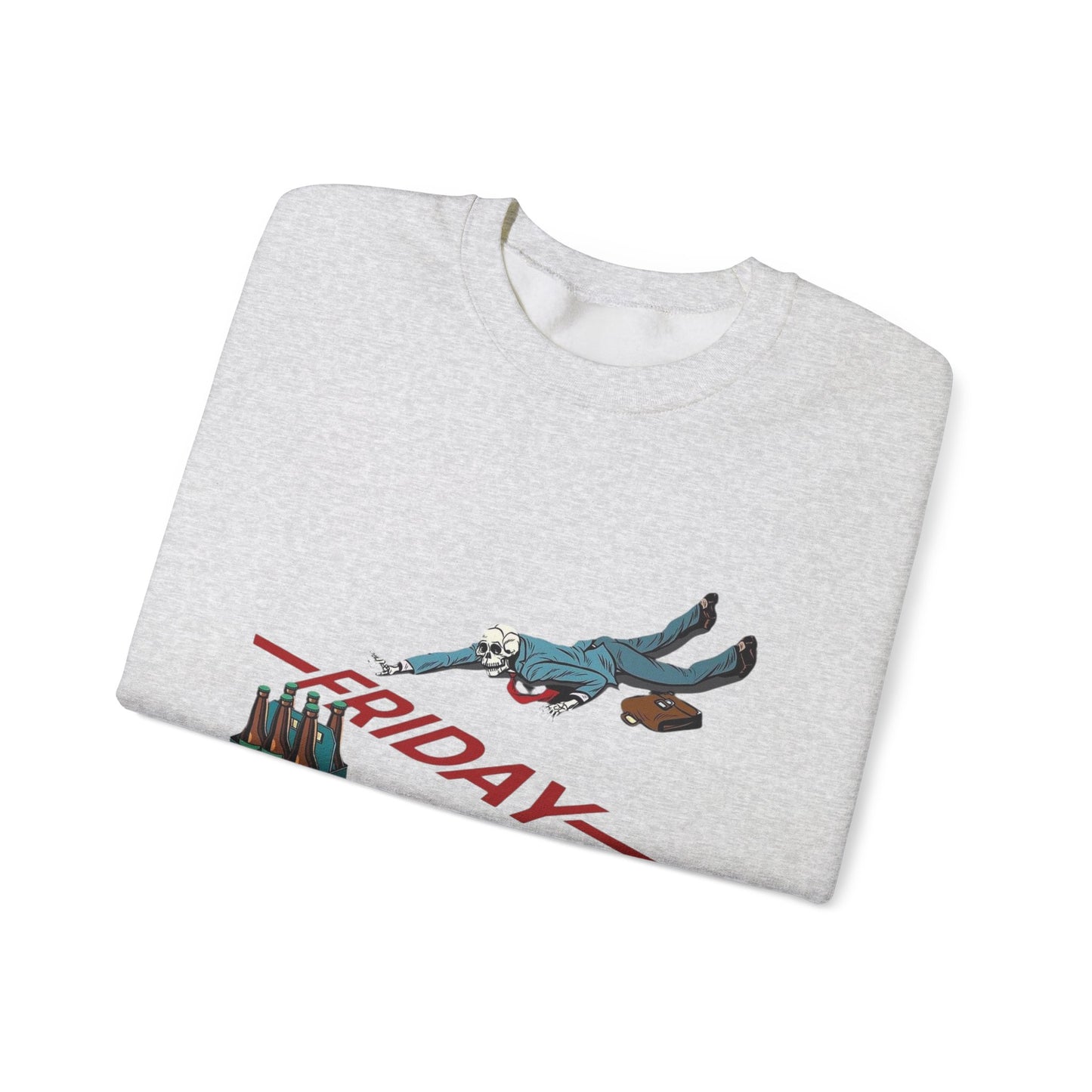 Friday Beers Funny Sweater NEW Unisex Heavy Blend™ Crewneck Sweatshirt