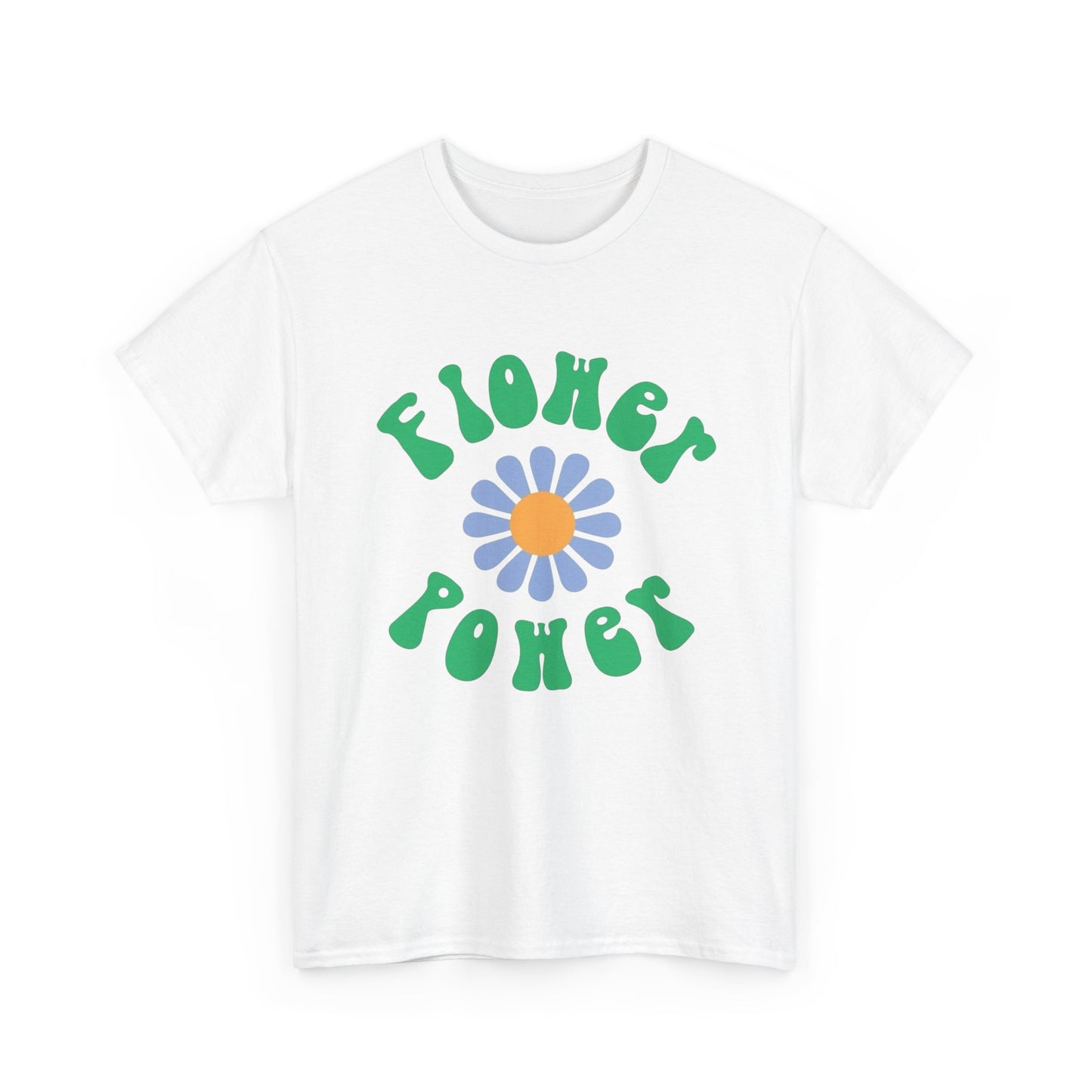 Flower Power Graphic T Shirt NEW Adult Cotton