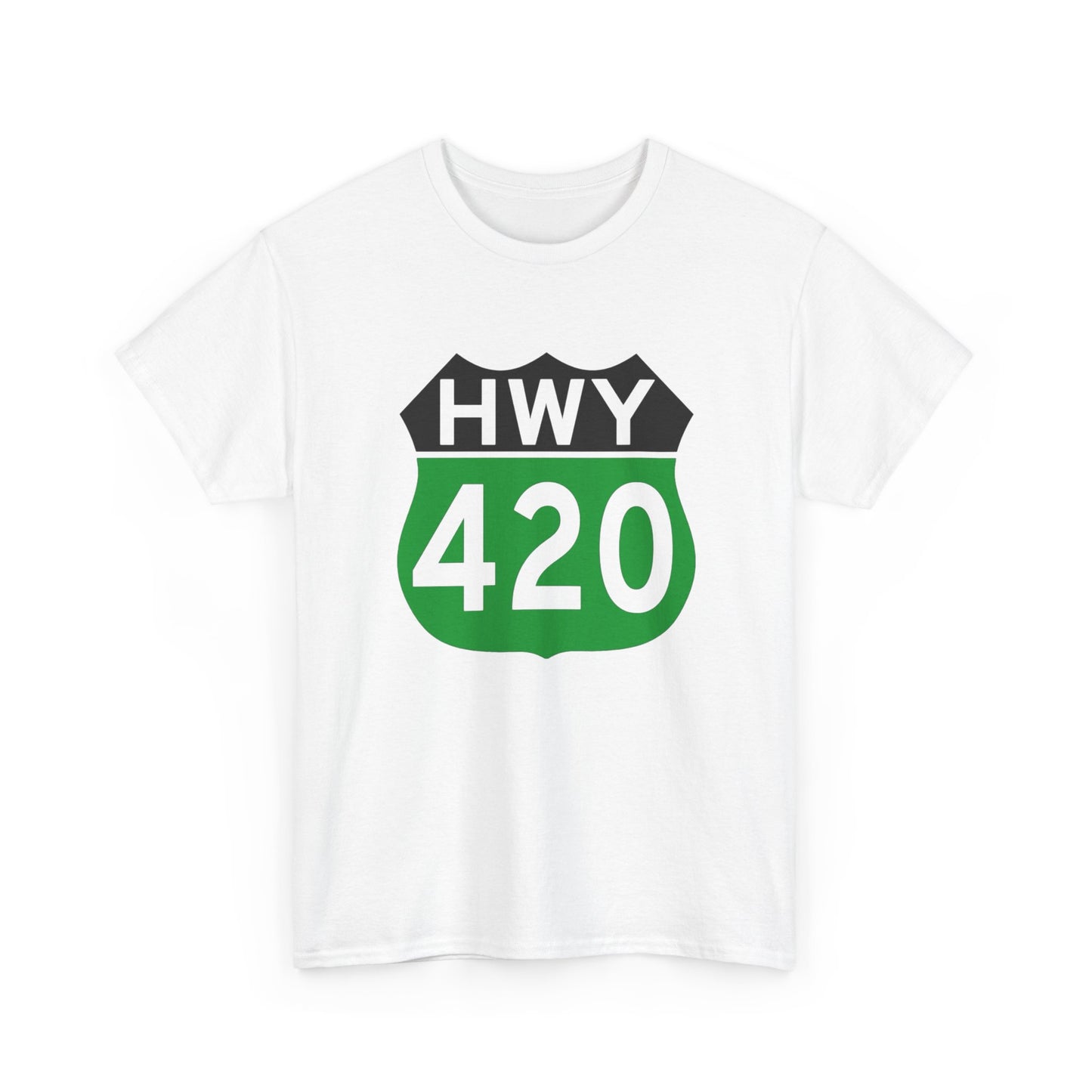 Highway 420 Weed Graphic T Shirt NEW Adult Tee