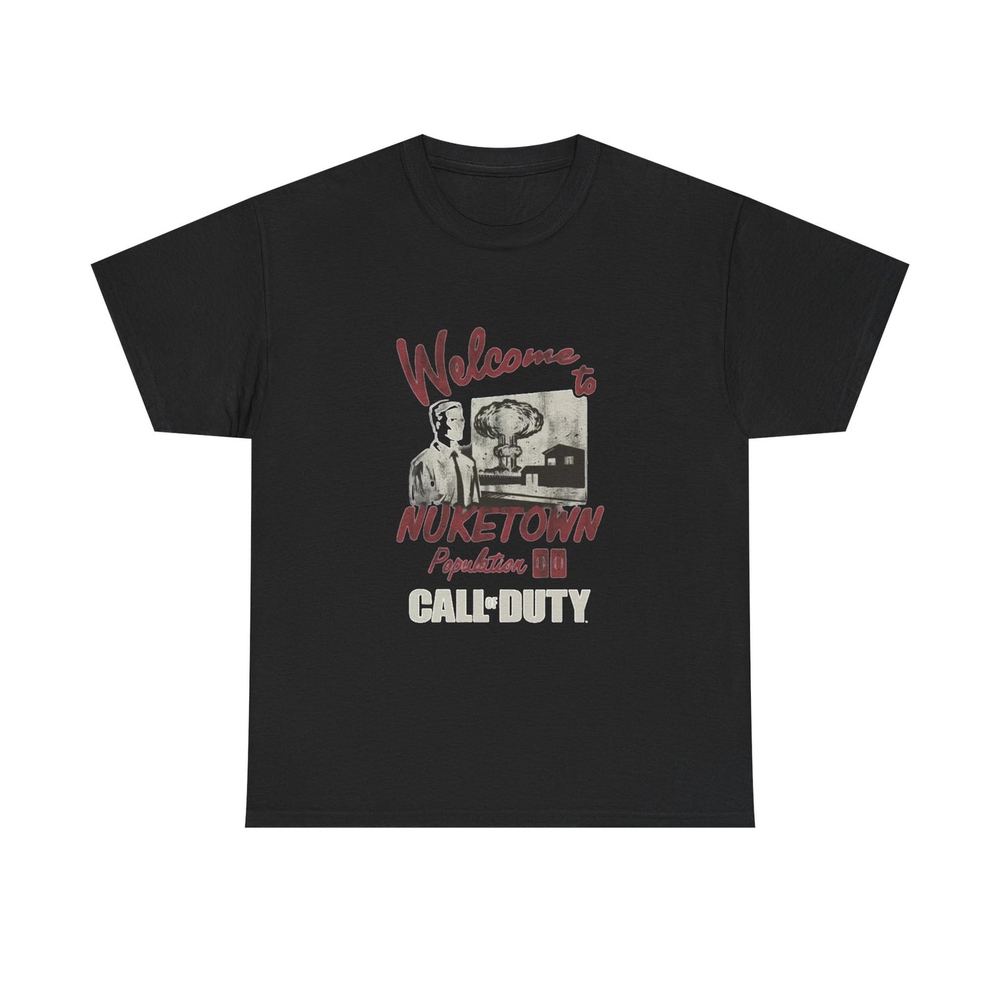 Call of duty T-shirt nuketown gamer warzone retro cod Unisex Heavy Cotton Tee