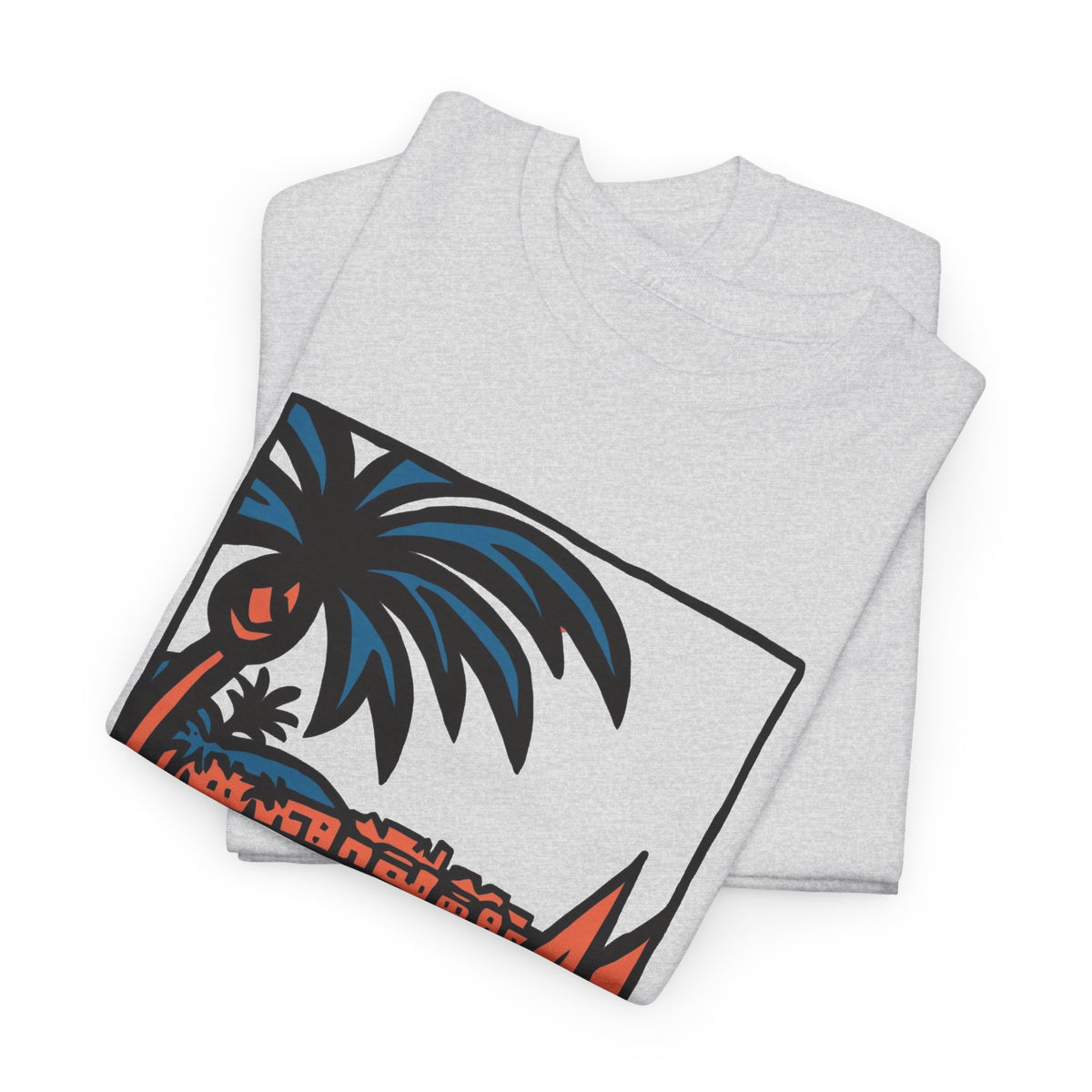 Dominican Republic Beach Graphic T Shirt Men's Heavy Cotton Tee