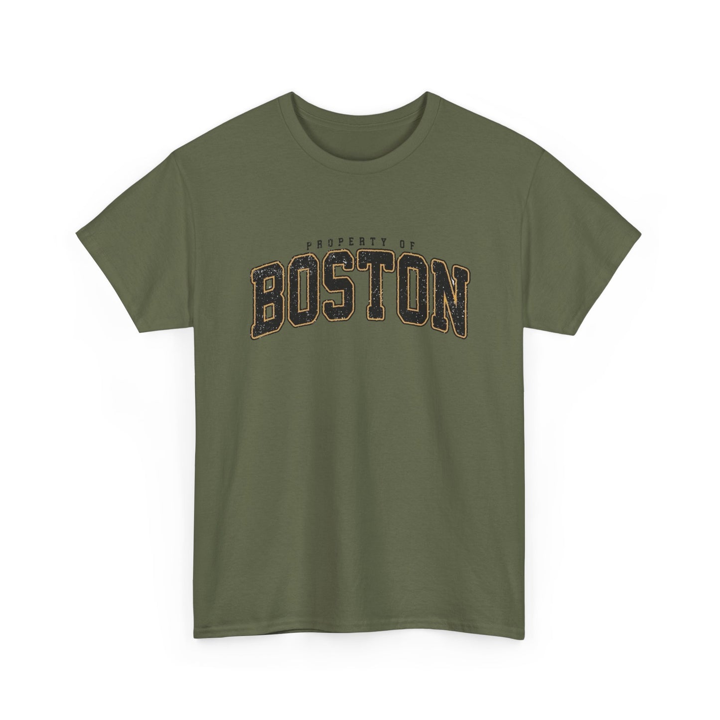 Property Of Boston Graphic T Shirt ADULT NEW