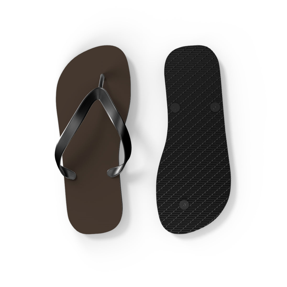 Dark Brown Flip Flops, Sandals Slides, Summer Footwear, Brand New
