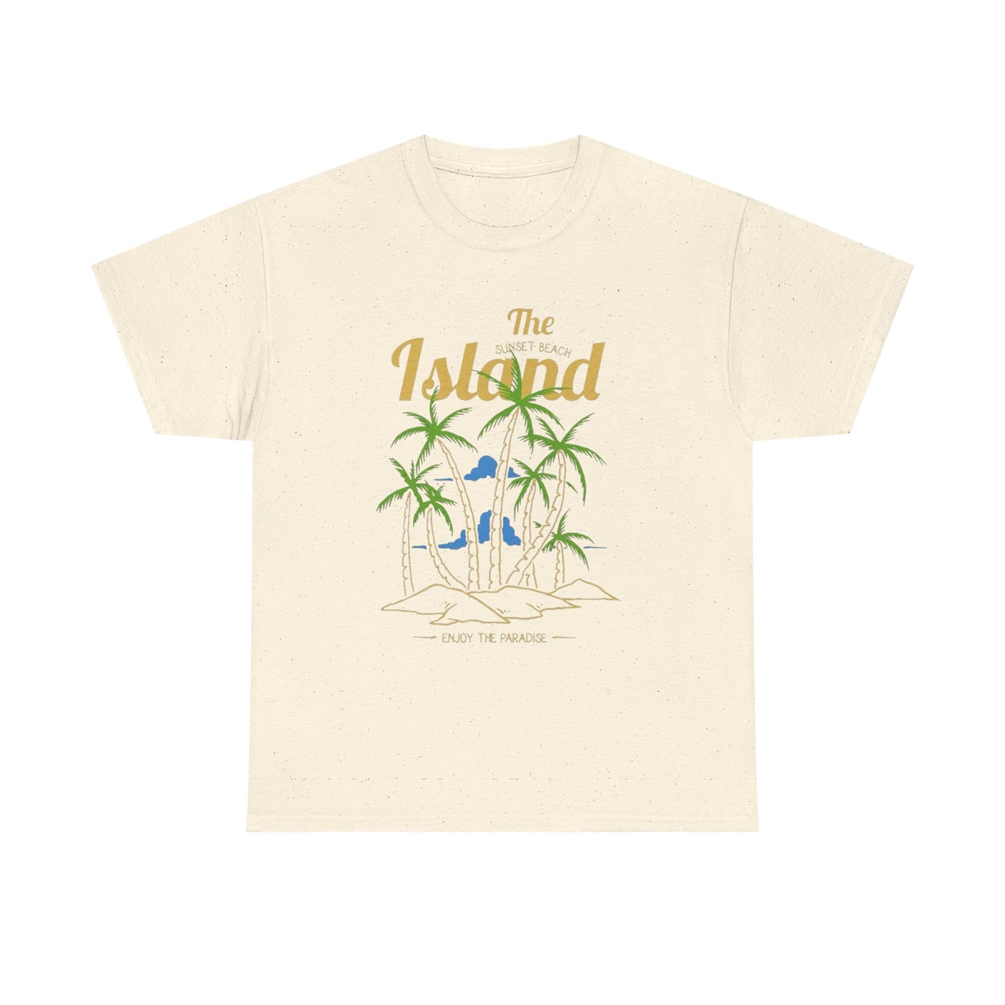 Sunset Beach Graphic T Shirt NEW Unisex Heavy Cotton Tee