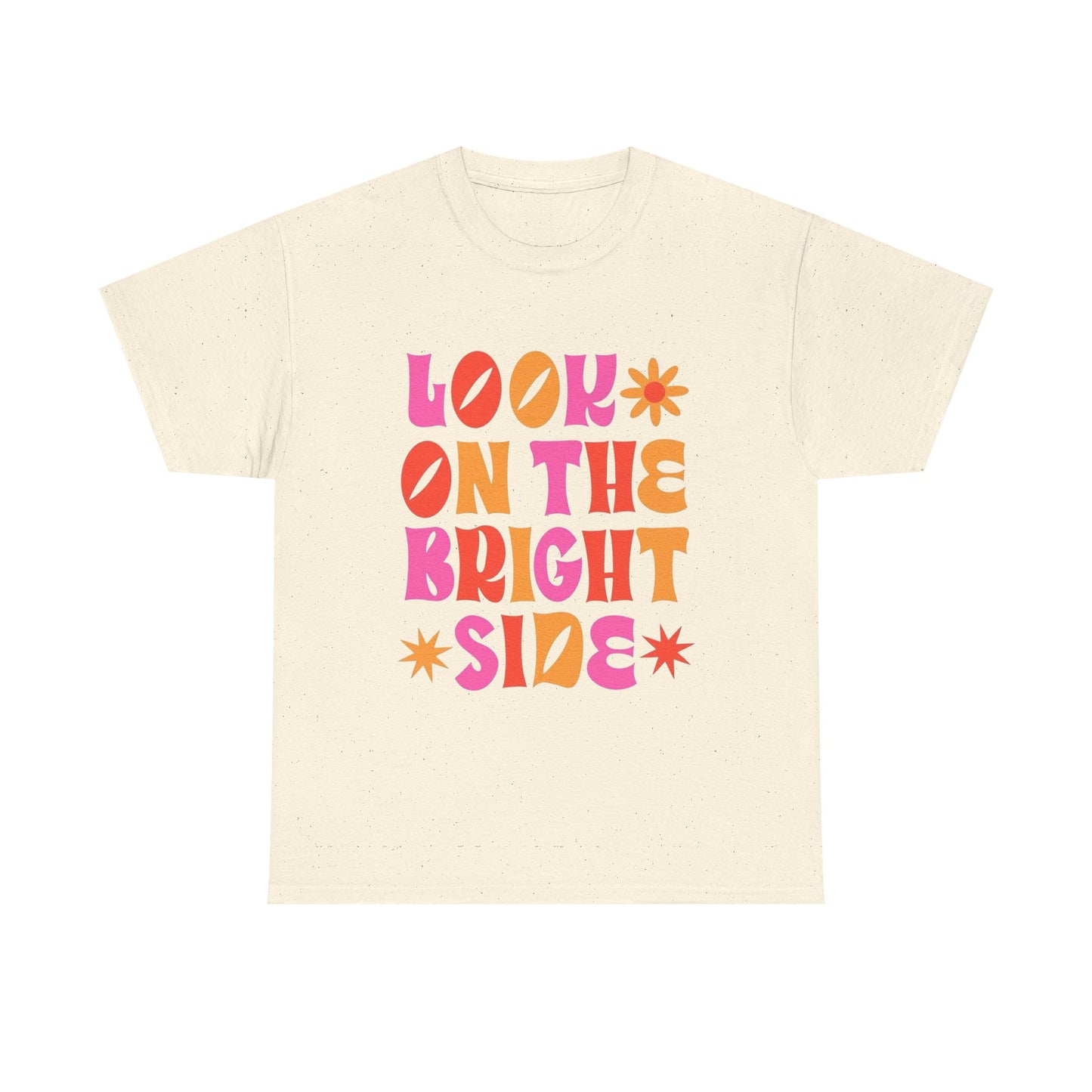 Look On The Bright Side Graphic T Shirt Unisex Cotton Tee - New Gift - Tee