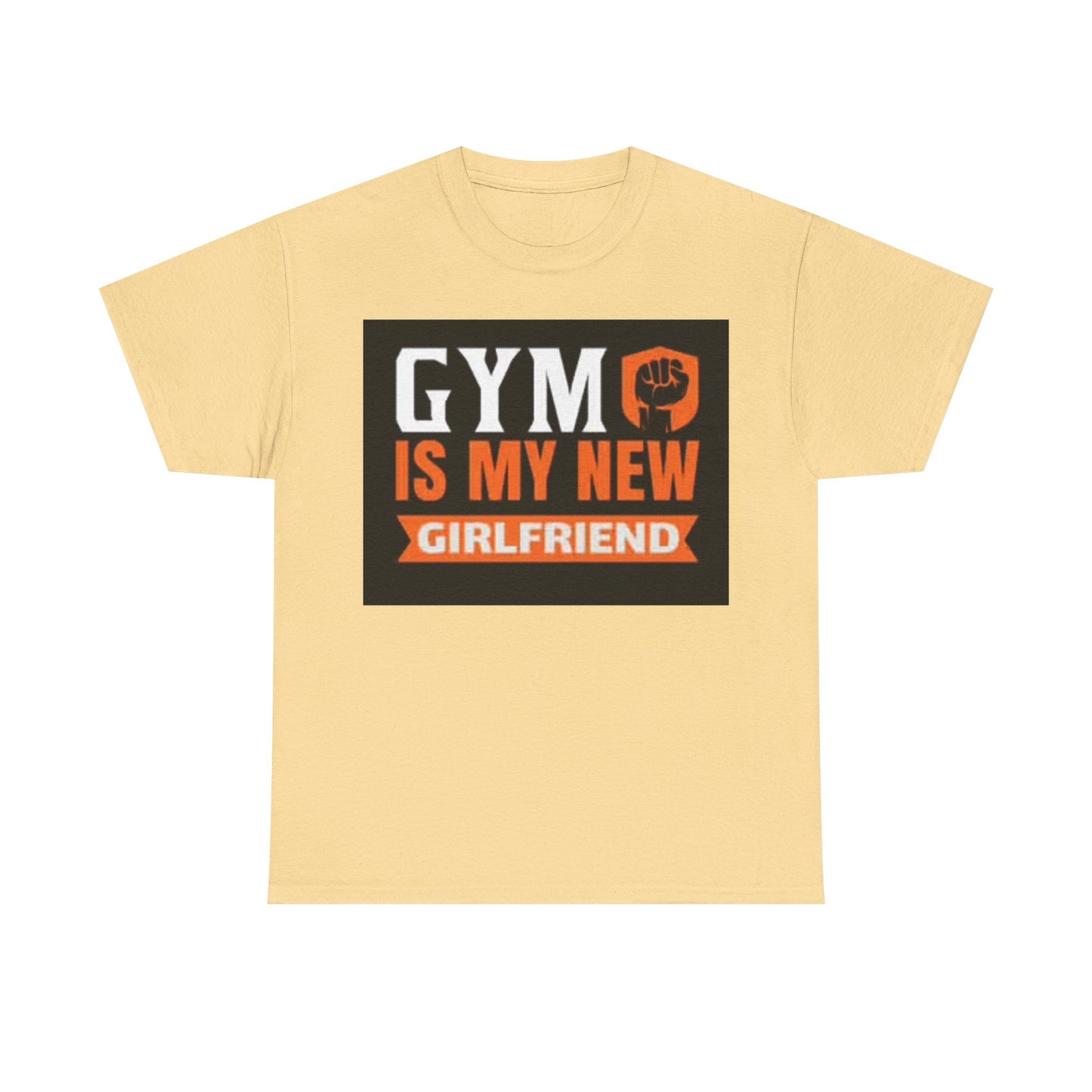 Gym Is My New Girlfriend Shirt Funny Workout Gear Unisex Heavy Cotton Tee