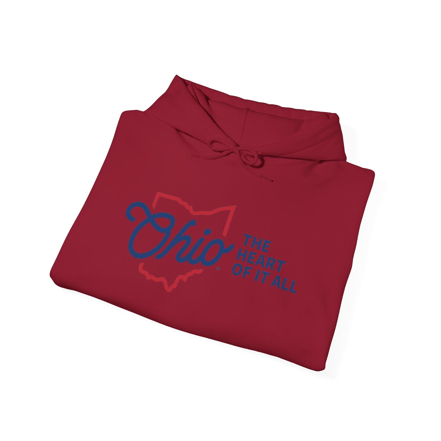 Ohio State Hoodie The Heart Of It All Unisex Heavy Blend™ Hooded Sweatshirt