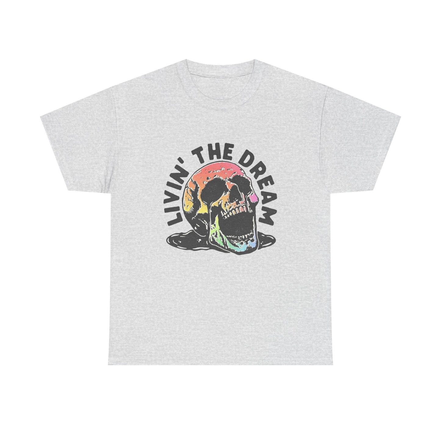 Living The Dream Graphic T Shirt ADULT NEW Heavy Cotton Tee