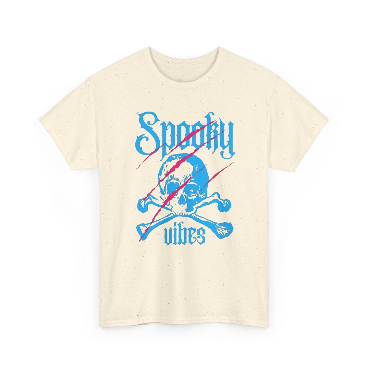 Spooky Vibes Graphic T Shirt NEW Unisex Heavy Cotton Tee