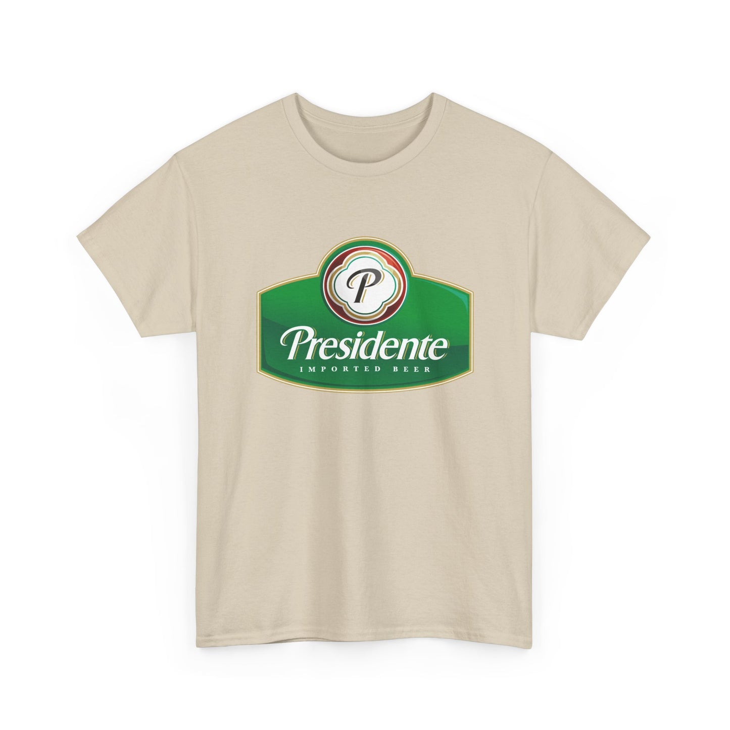 Presidente Beer Logo Shirt Retro Poster Unisex Heavy Cotton Tee