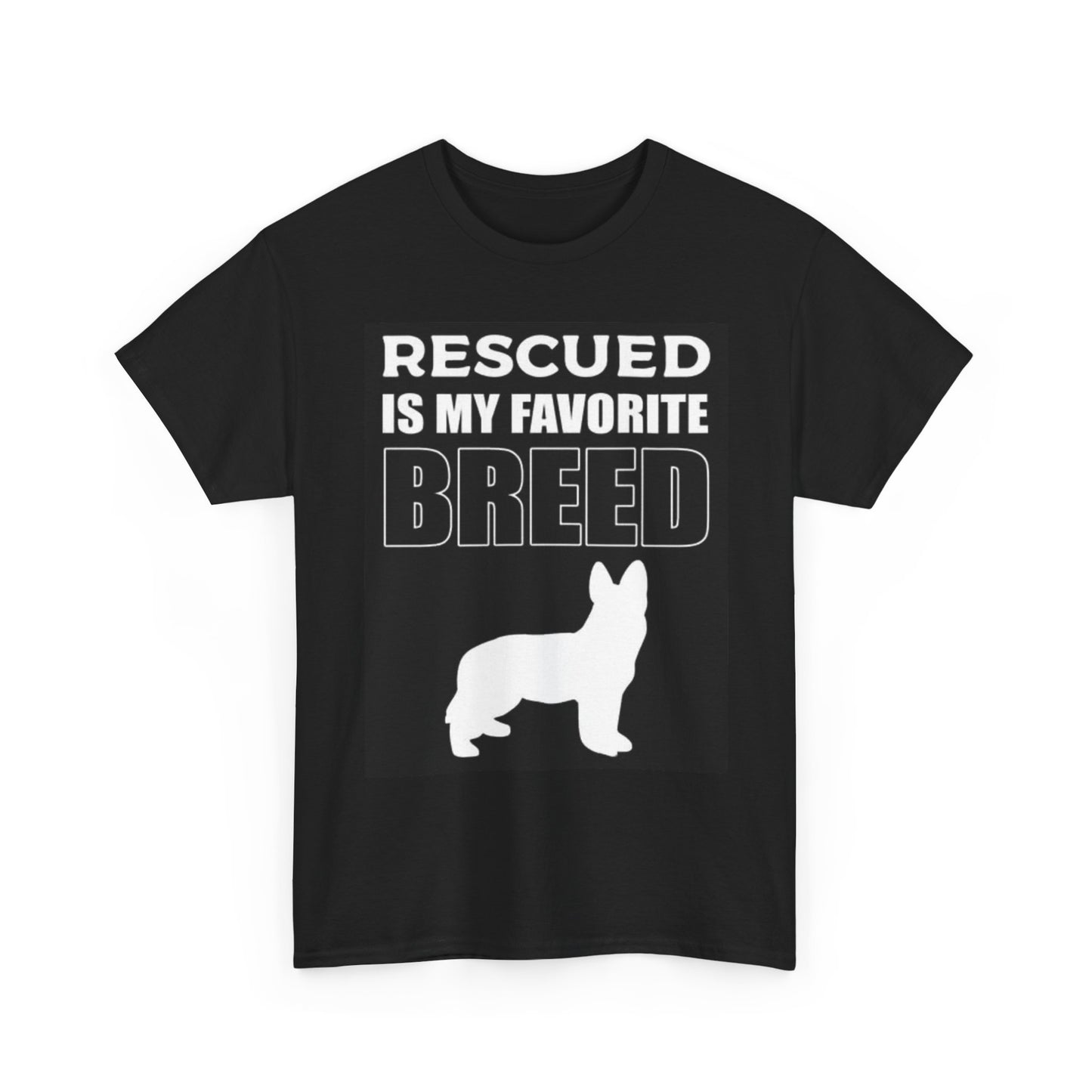 Rescue Dogs Shirt Rescue Is My Favorite Dog Lover Animals Unisex Heavy Cotton