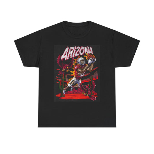 Arizona Cardinals Graphic T Shirt Vintage Unisex Heavy Cotton Tee