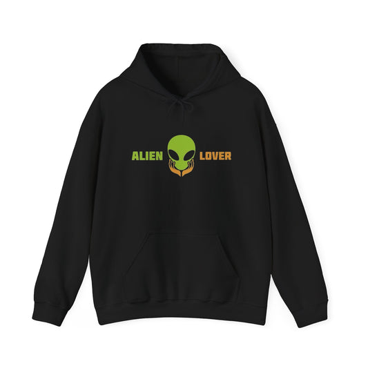 Alien Lover Graphic Hoodie Unisex Heavy Blend™ Hooded Sweatshirt