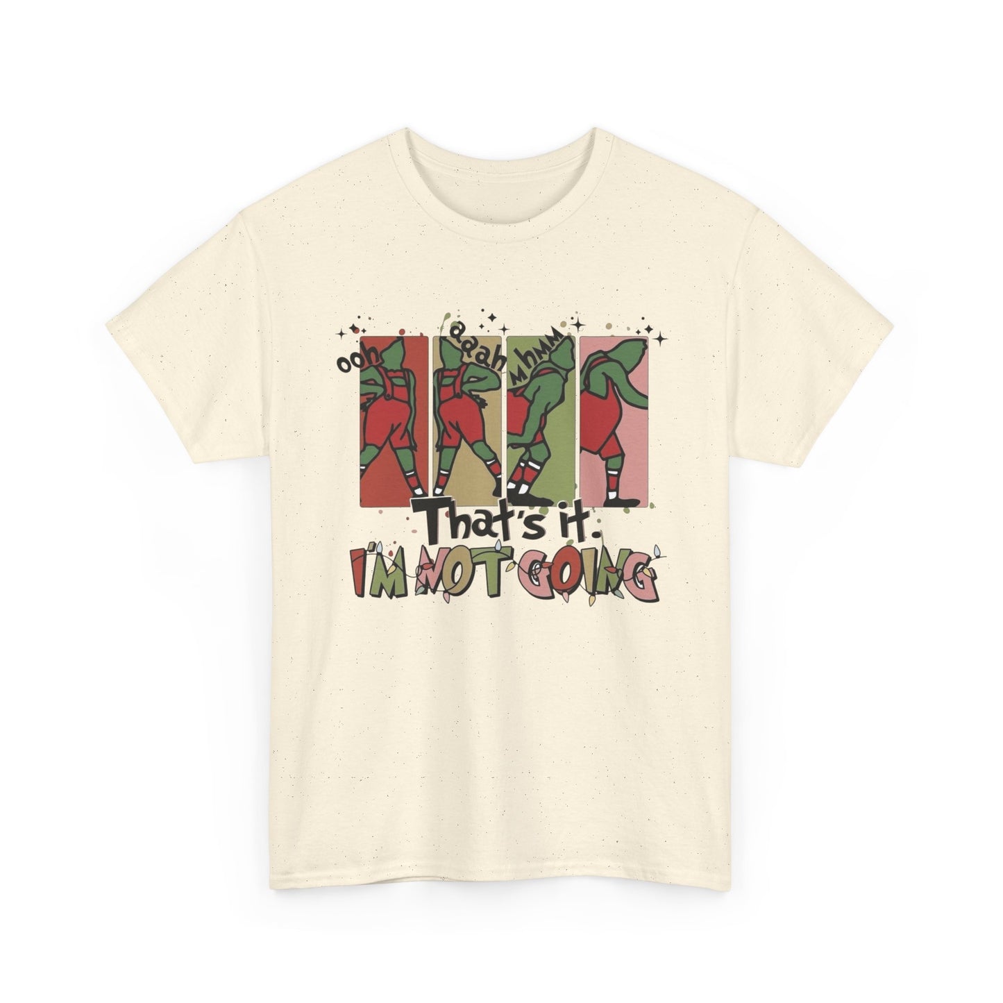 Funny Grinch Christmas Graphic T Shirt Unisex NEW Heavy Cotton Tee