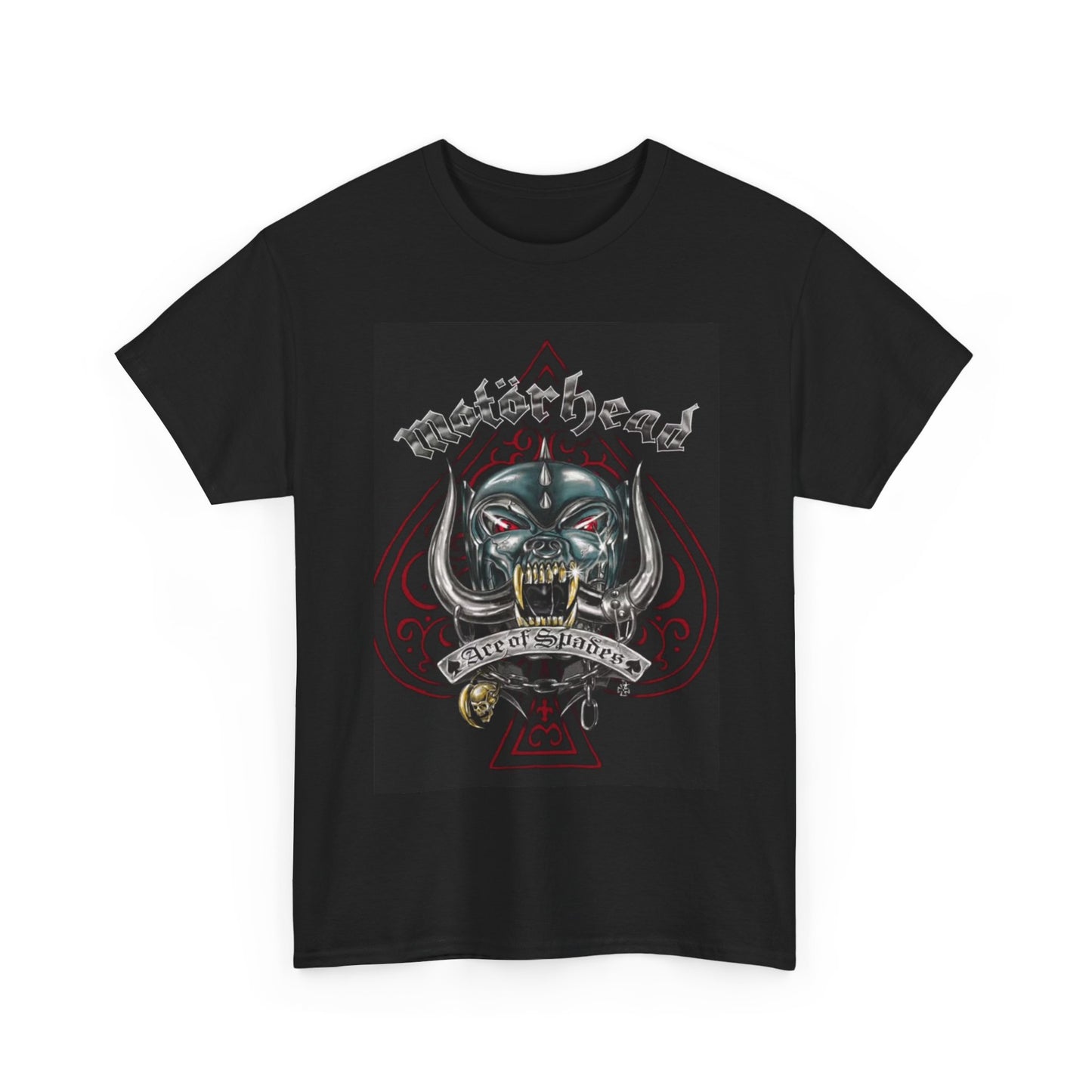 MotorHead Tshirt Band Graphic rock retro Metal art Unisex Heavy Cotton Tee