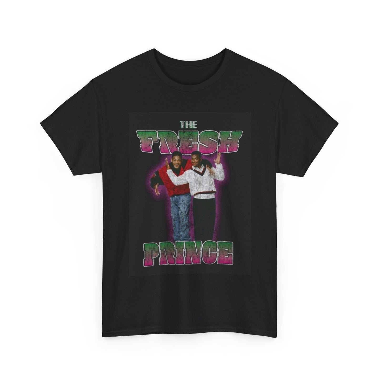 The fresh Prince Of Bel Air Tshirt Retro Poster Tv Unisex Heavy Cotton Tee
