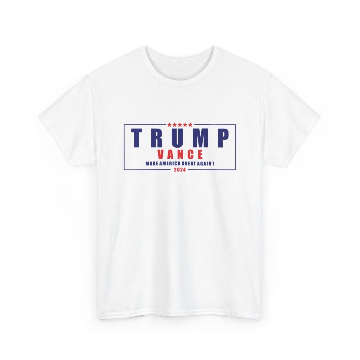 Trump Vance Shirt 2024 MAGA president USA American Unisex Heavy Cotton Tee
