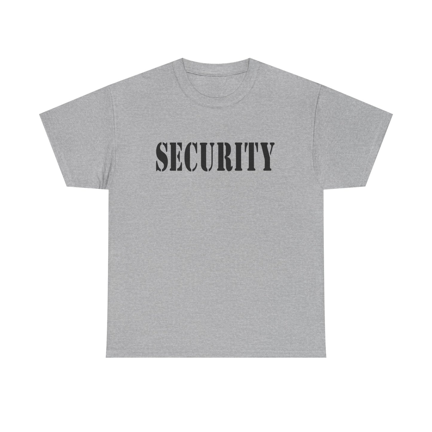 Security Graphic T Shirt Police Academy Uniform Funny Bar Unisex Heavy Cotton