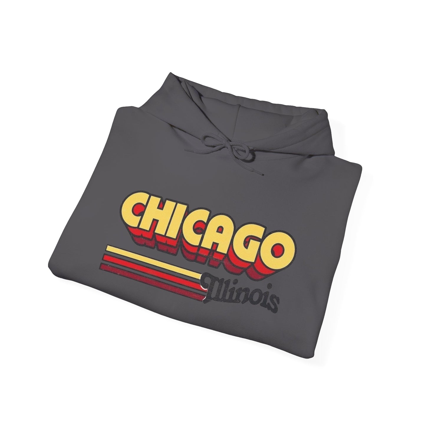 Chicago Illinois Graphic Hoodie Heavy Blend™ NEW Sweatshirt