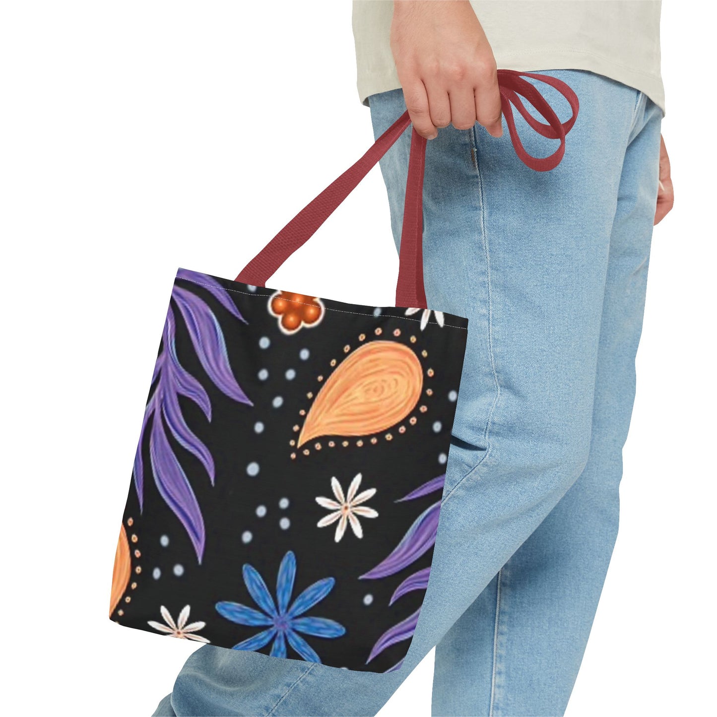 Floral Multi Color Retro BRAND NEW Tote Bag (AOP)