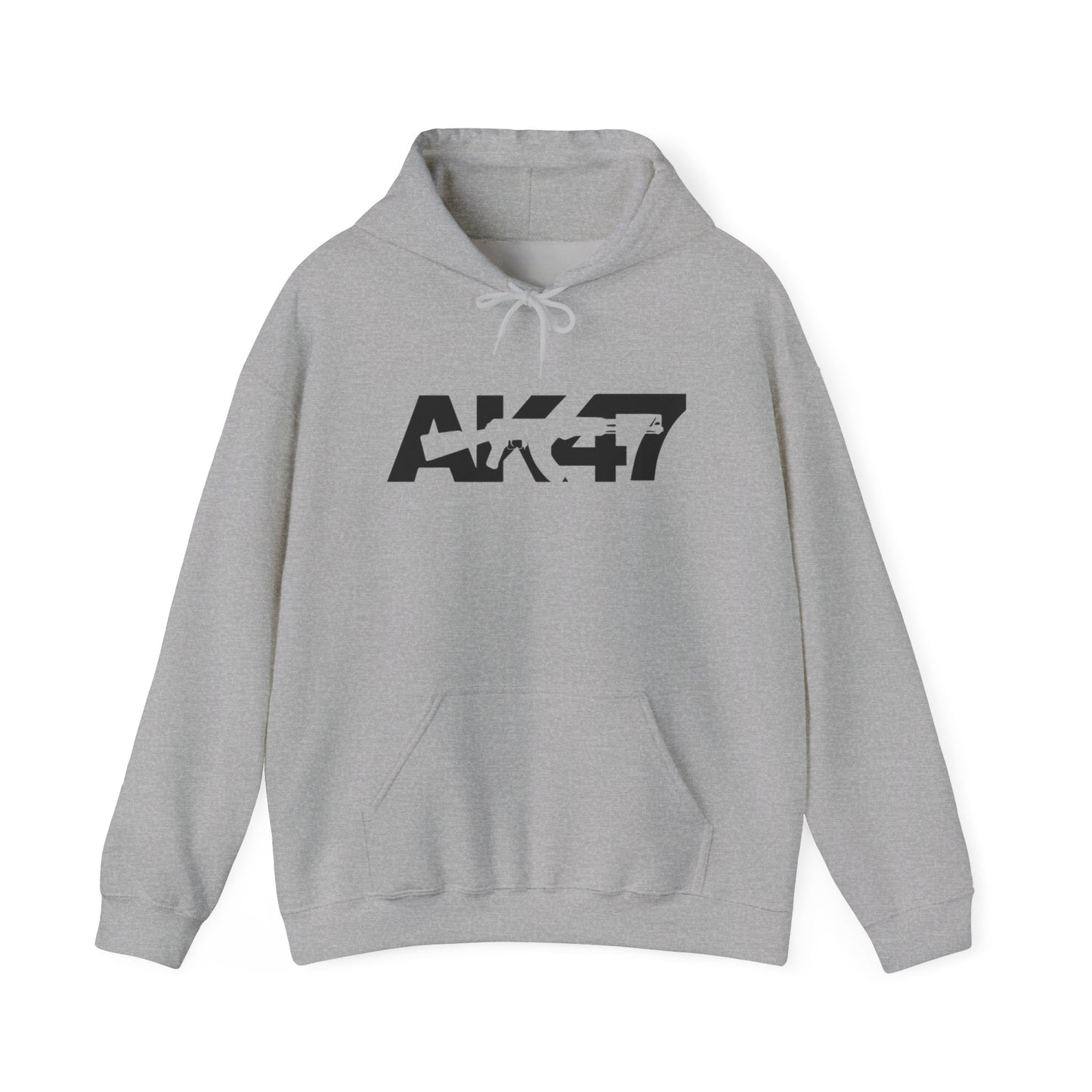 AK 47 Graphic Hoodie Unisex Heavy Blend™ Hooded Sweatshirt