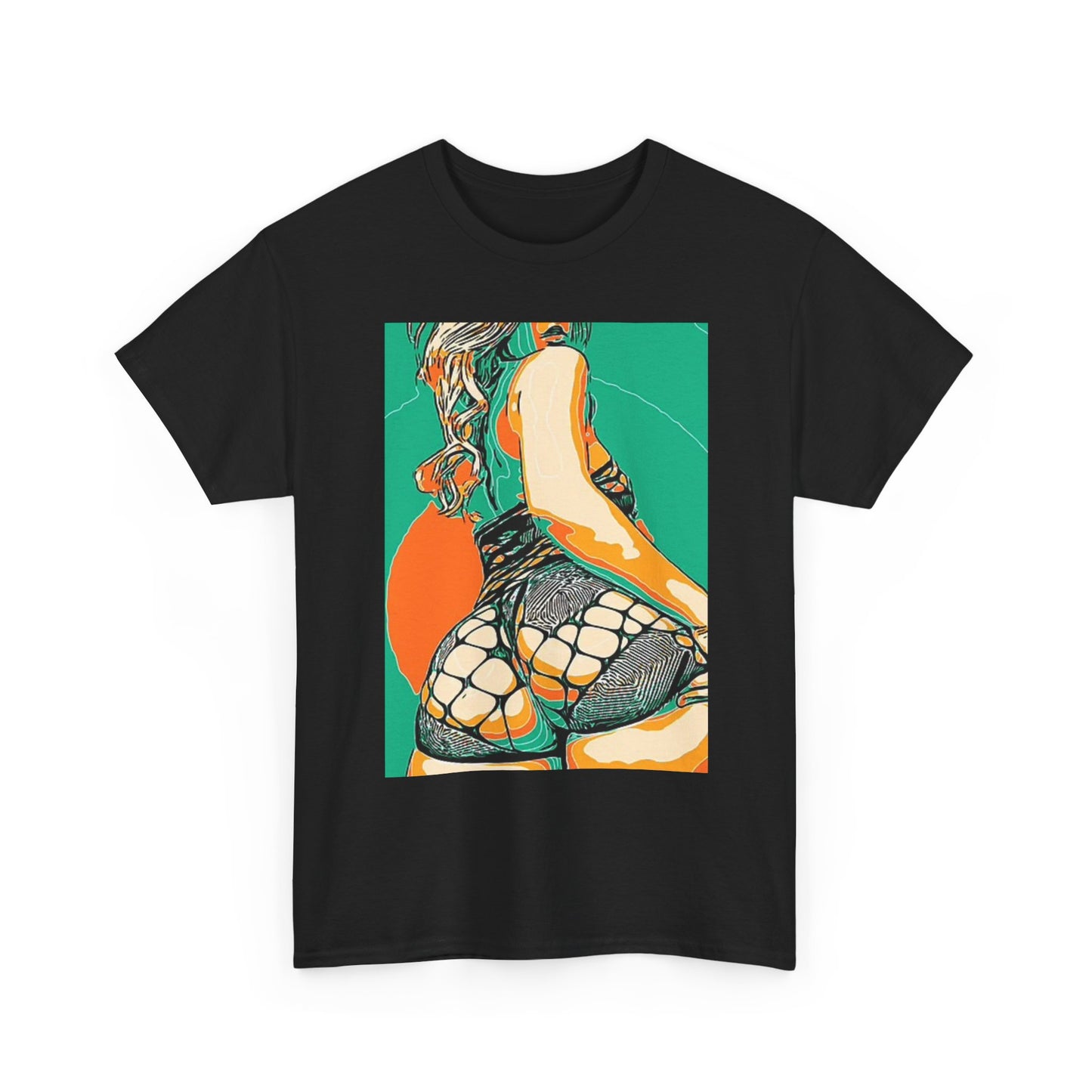 Booty Graphic T Shirt Vintage Women Sexy Portrait Unisex Heavy Cotton Tee