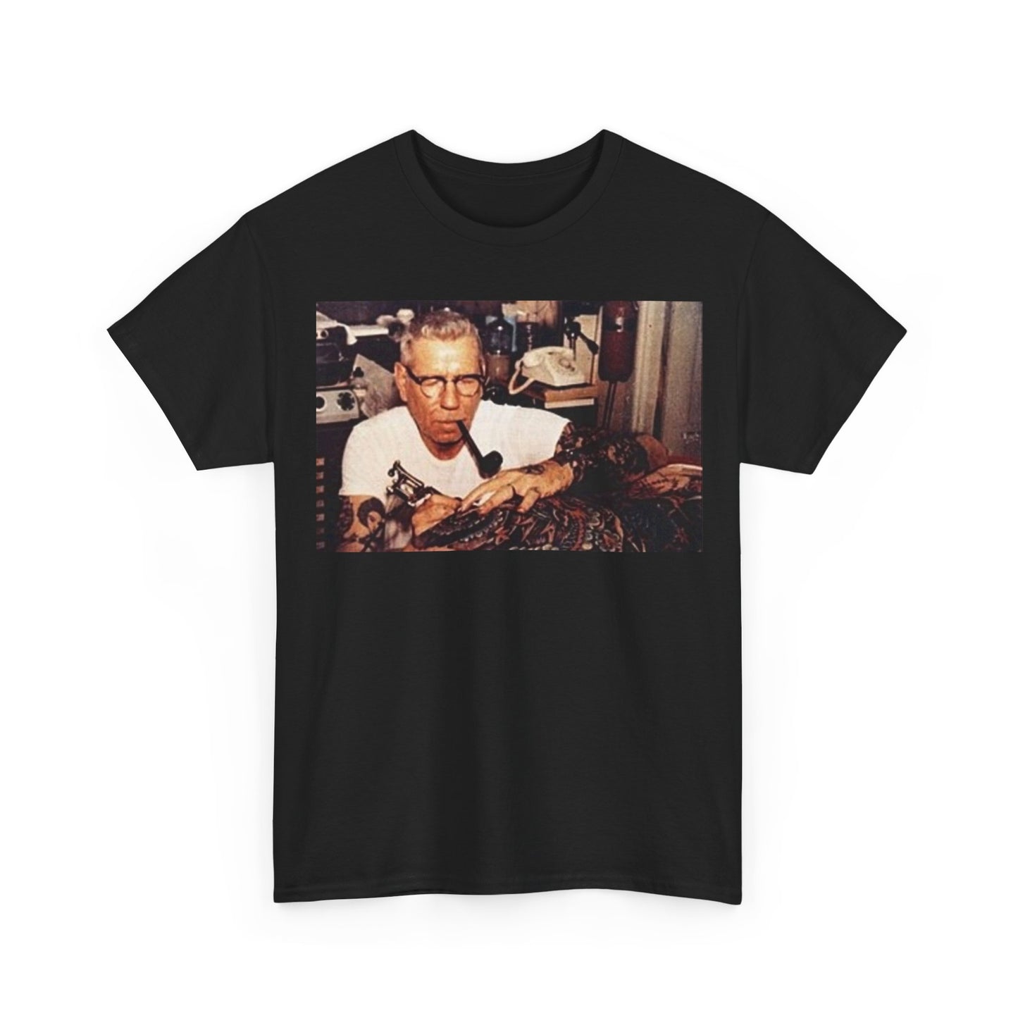 Sailor Jerry Tshirt Vintage Navy Tattoos Sailor Retro Unisex Heavy Cotton Tee uu