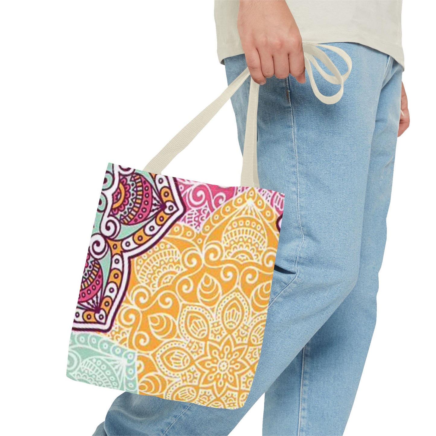 Yellow Multi Color BRAND NEW MODERN Tote Bag (AOP)