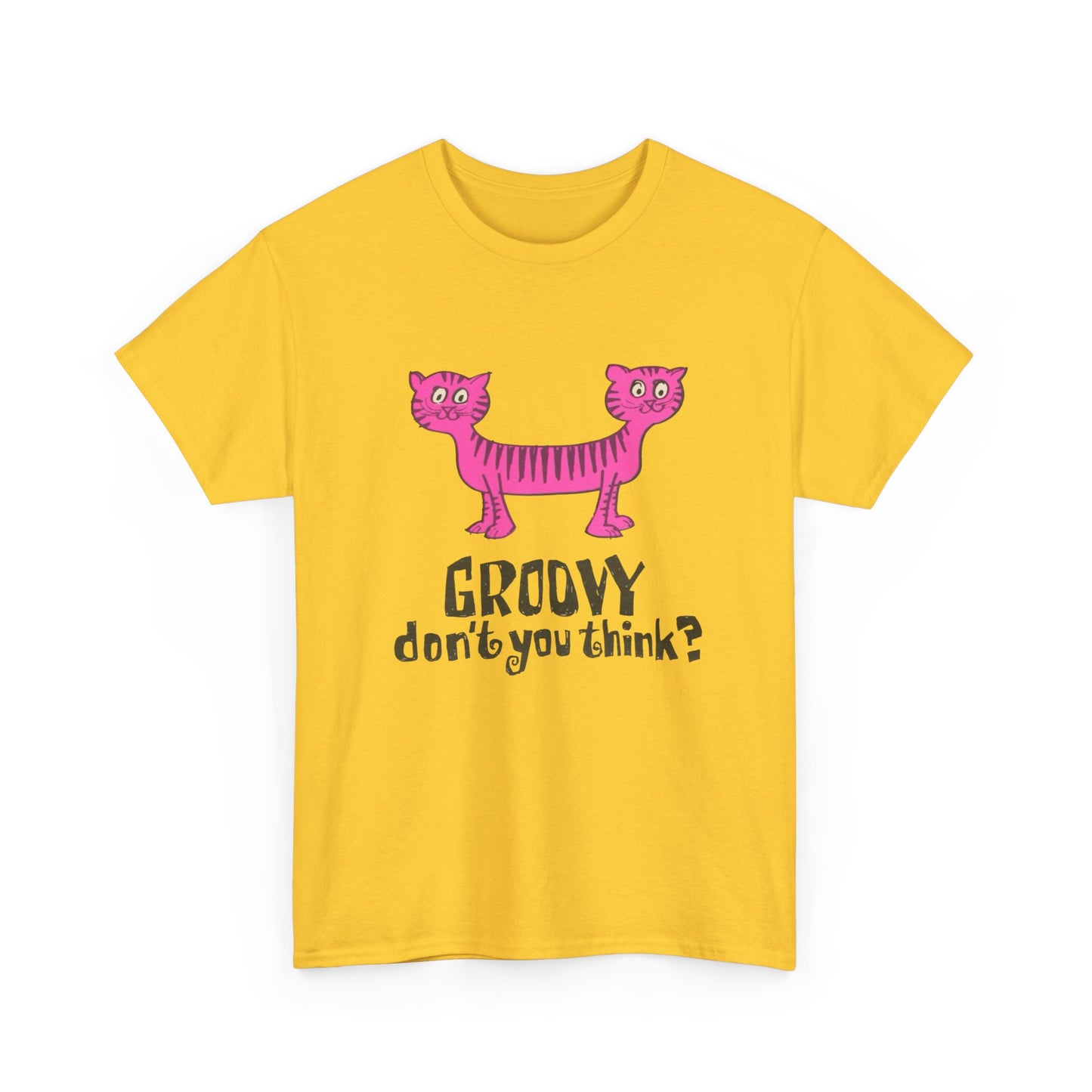 Groovy Don't You Think Retro Graphic T Shirt NEW Adult Tee