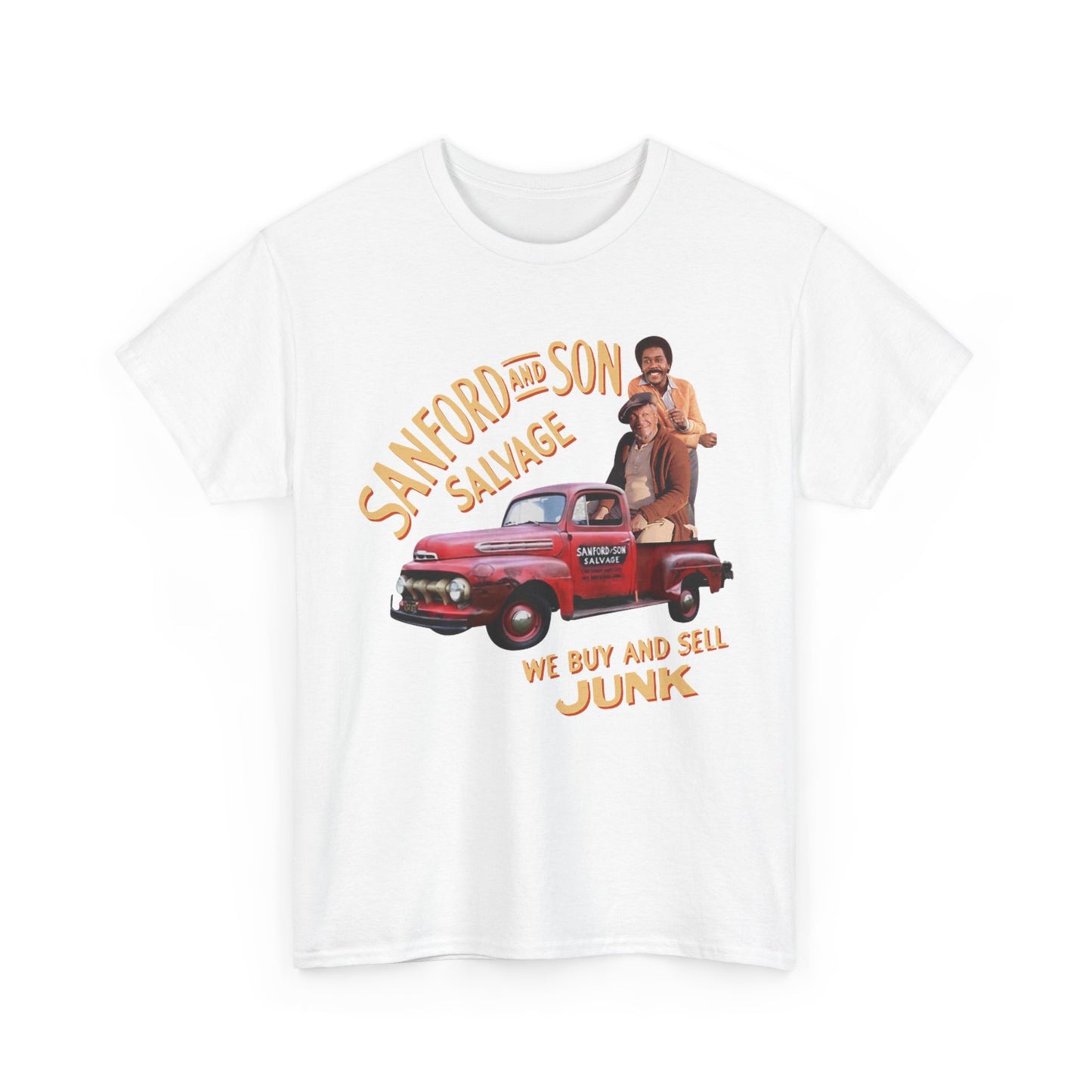 Sanford and Son Tshirt Tow Company merch Retro Tv Red Fox Unisex Heavy Cotton