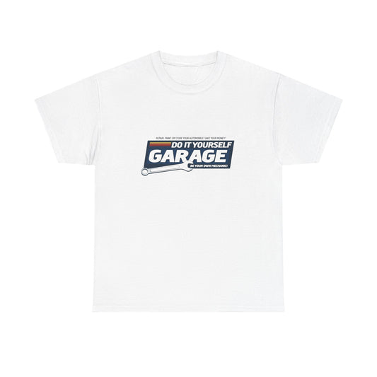 Do It Yourself Garage Graphic T Shirt Unisex Heavy Cotton Tee