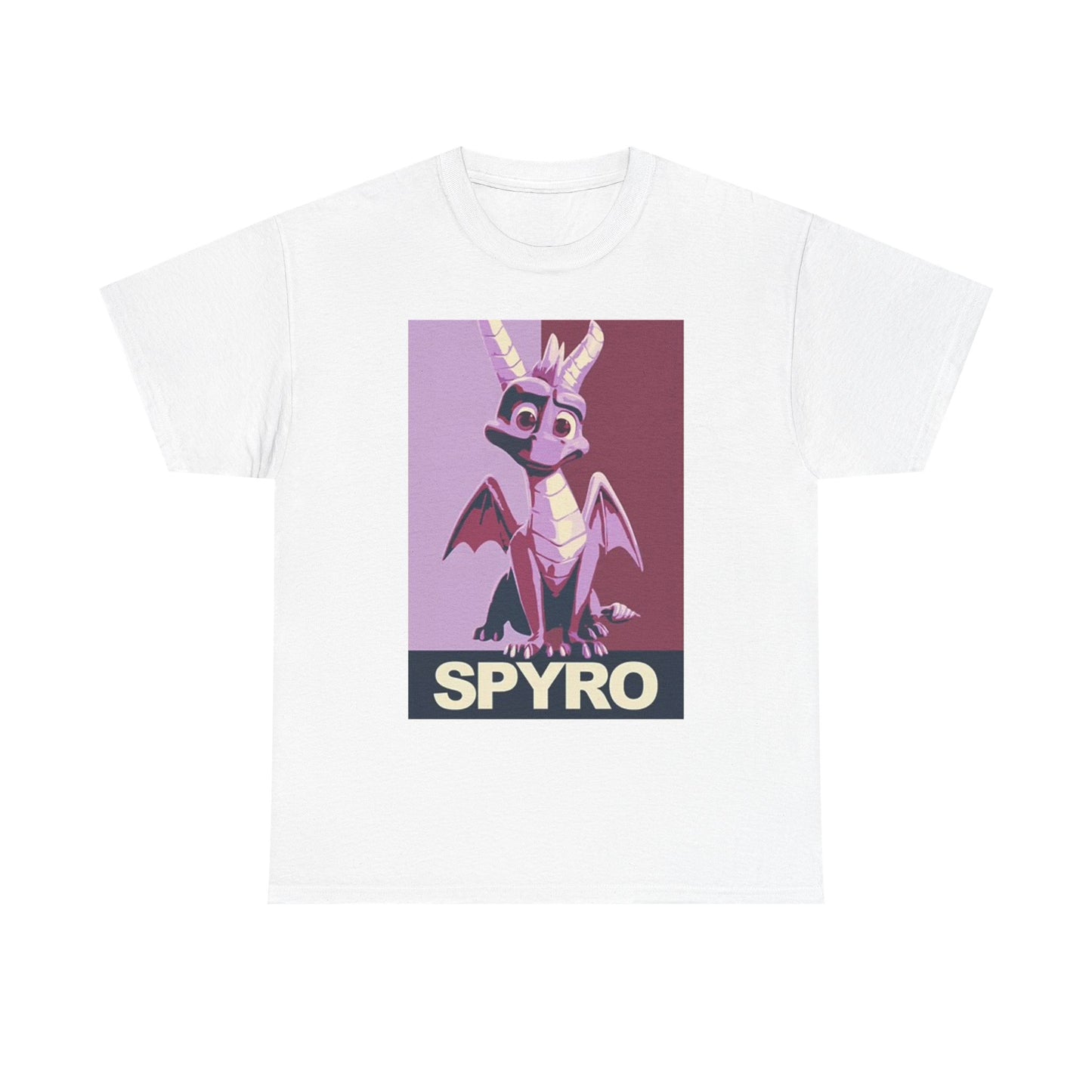 Spyro Graphic T Shirt Vintage VIdeo Games Retro Unisex Heavy Cotton Tee