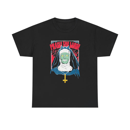 Praise The Lord Scary Graphic T Shirt Unisex Heavy Cotton Tee