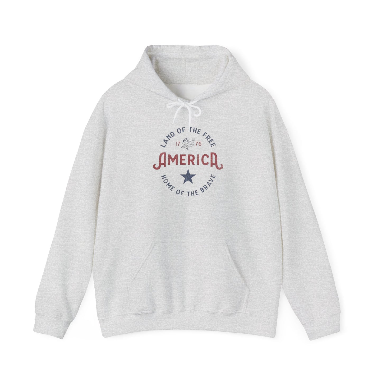 America Home Of The Brave Graphic Hoodie Heavy Blend™ NEW Sweatshirt