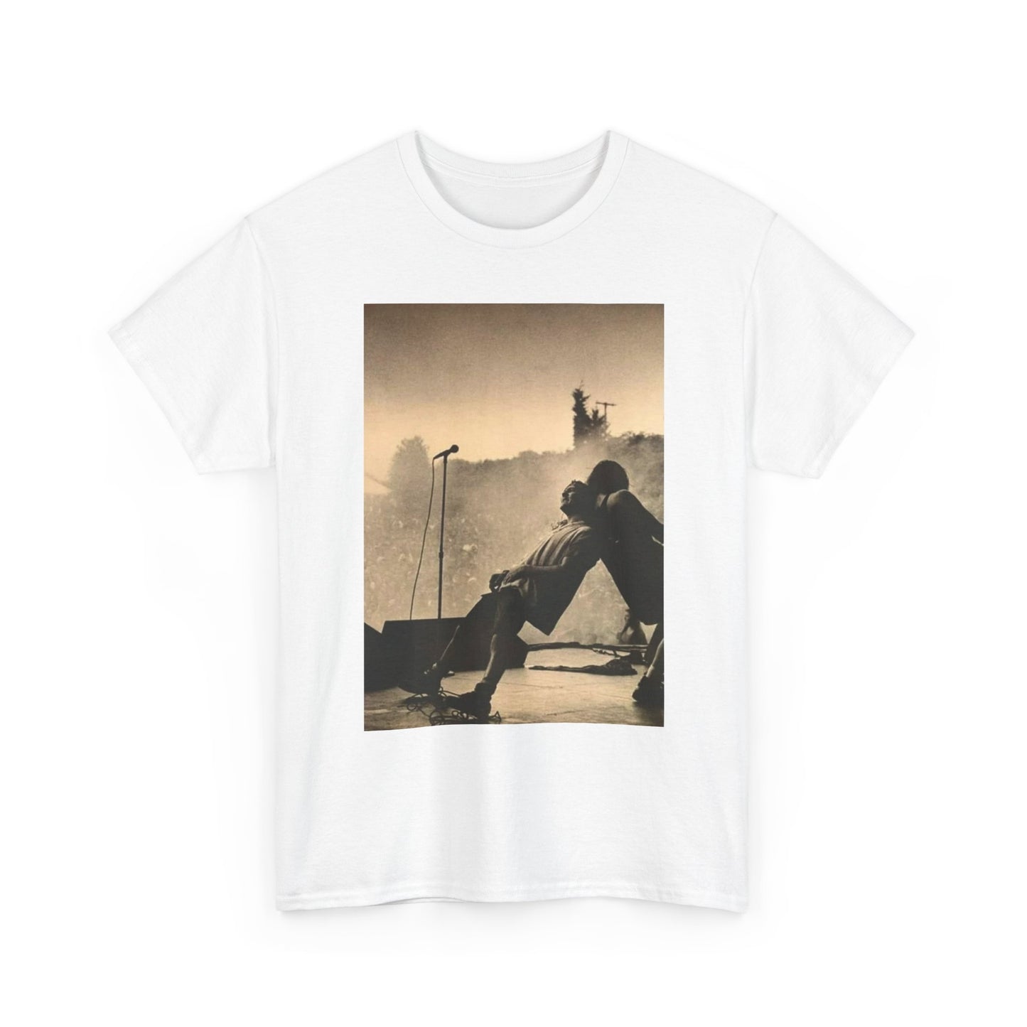 Pearl Jam TShirt vintage grunge stage  photo Unisex Heavy Cotton Tee OFFICIAL