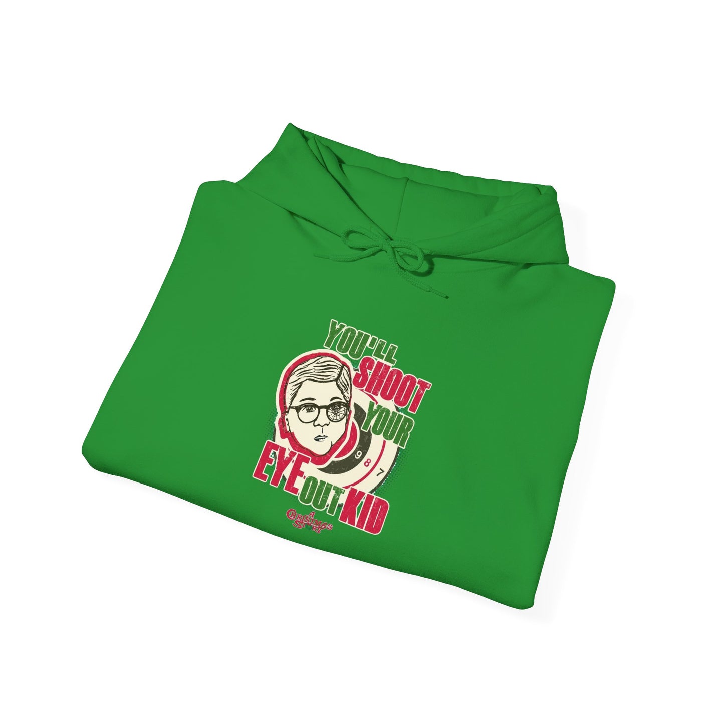 A Christmas Story Retro Graphic Hoodie Unisex Heavy Blend™ Hooded Sweatshirt