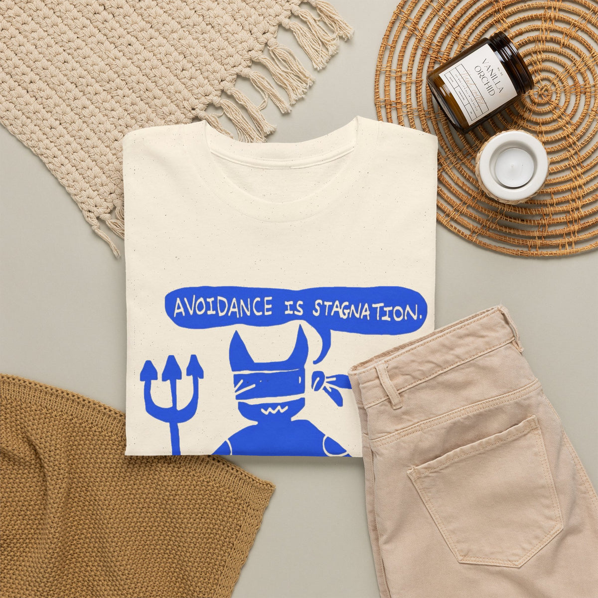 Devil Graphic T-Shirt, Abundance Is Salvation Men's Tee
