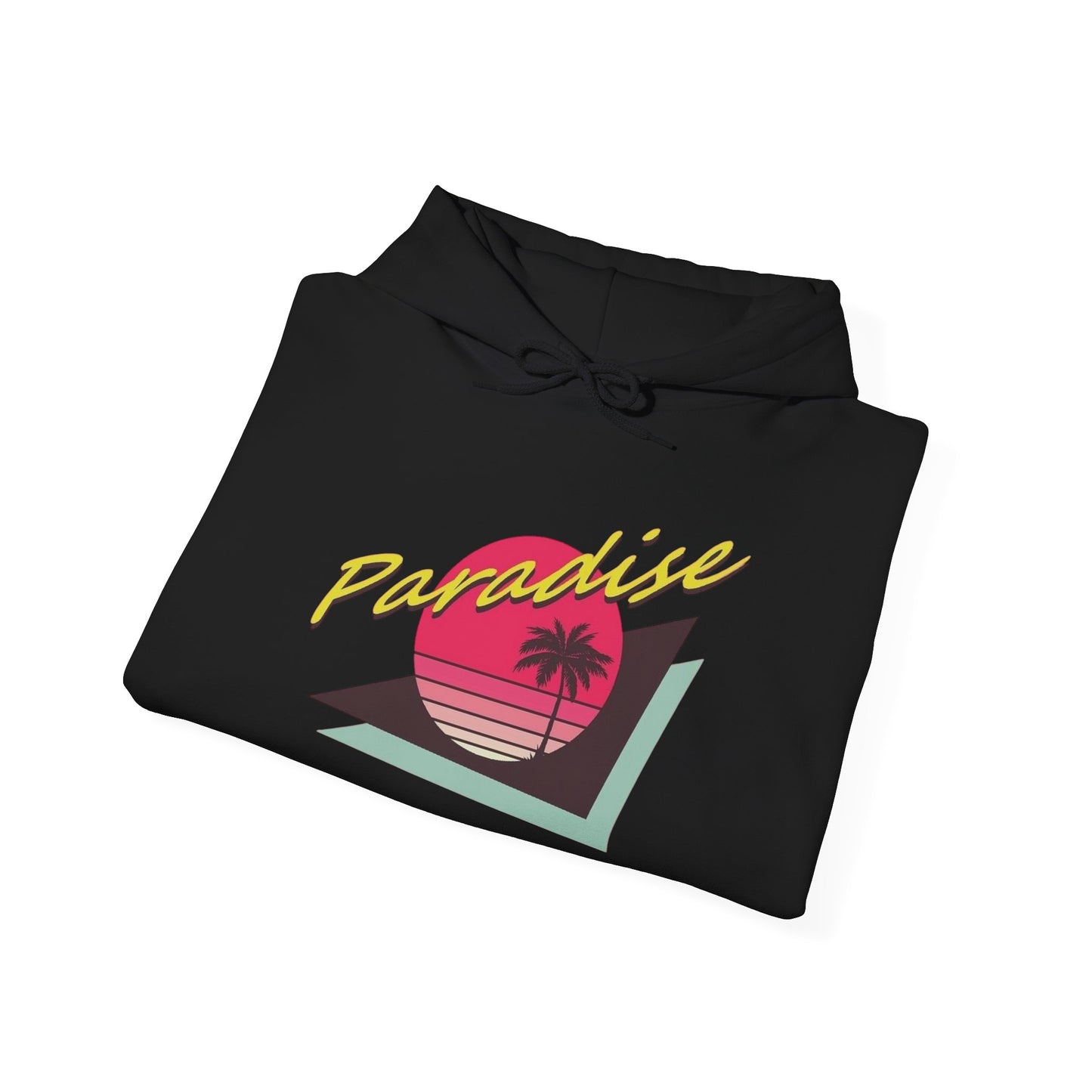 Paradise Retro Graphic Hoodie Heavy Blend Sweatshirt NEW