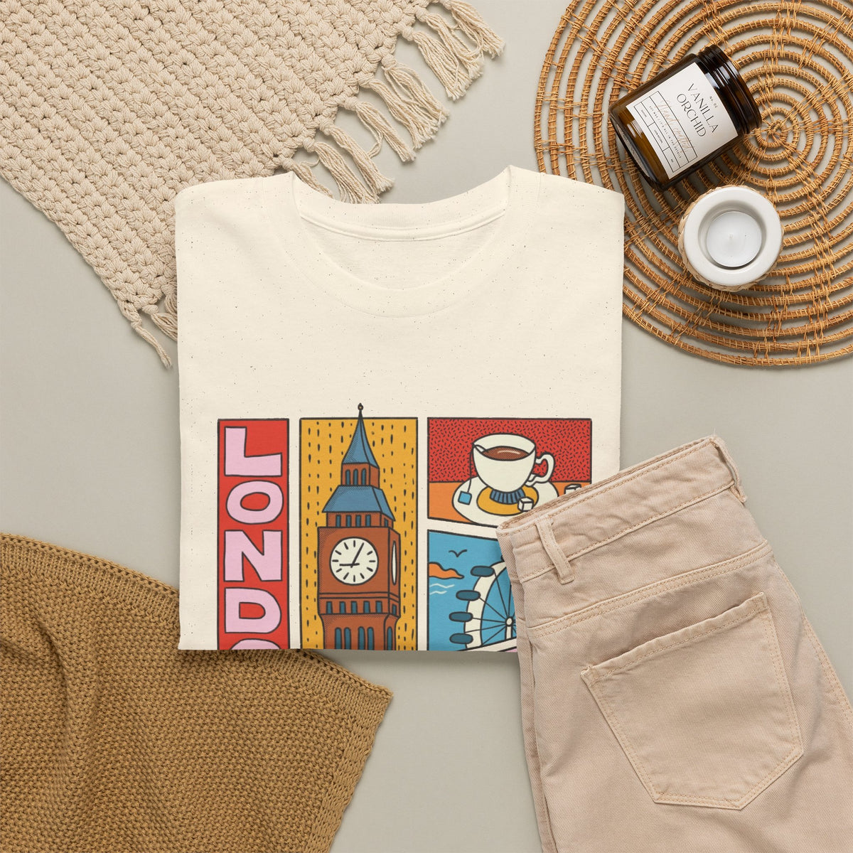 London Calling Collage T-Shirt Men's Graphic Tee