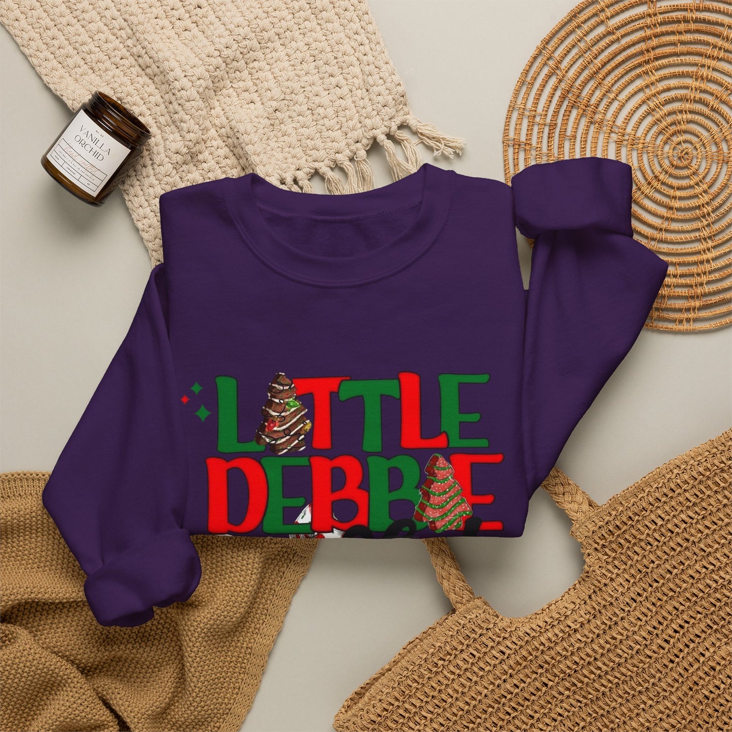 Little Debbie Slut Funny Christmas Sweater NEW Heavy Blend™ Crewneck Sweatshirt