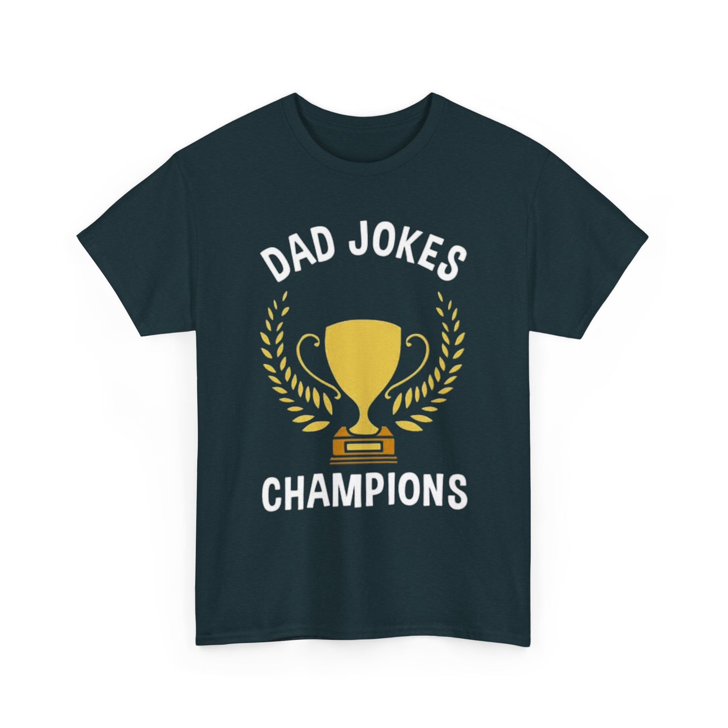 Dad Jokes Champion T SHIRT Retro Funny Jokes GIFT Unisex Heavy Cotton Tee