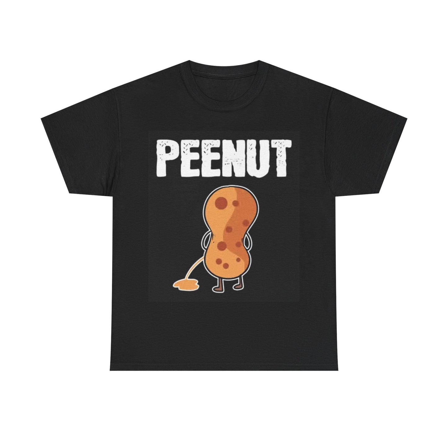 PeeNut Funny Graphic Shirt Dumb Comedy Jokes Peanuts Unisex Heavy Cotton Tee