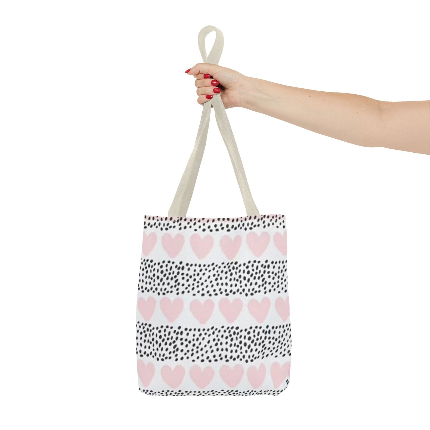 Pink Hearts Brand New Tote Bag (AOP)