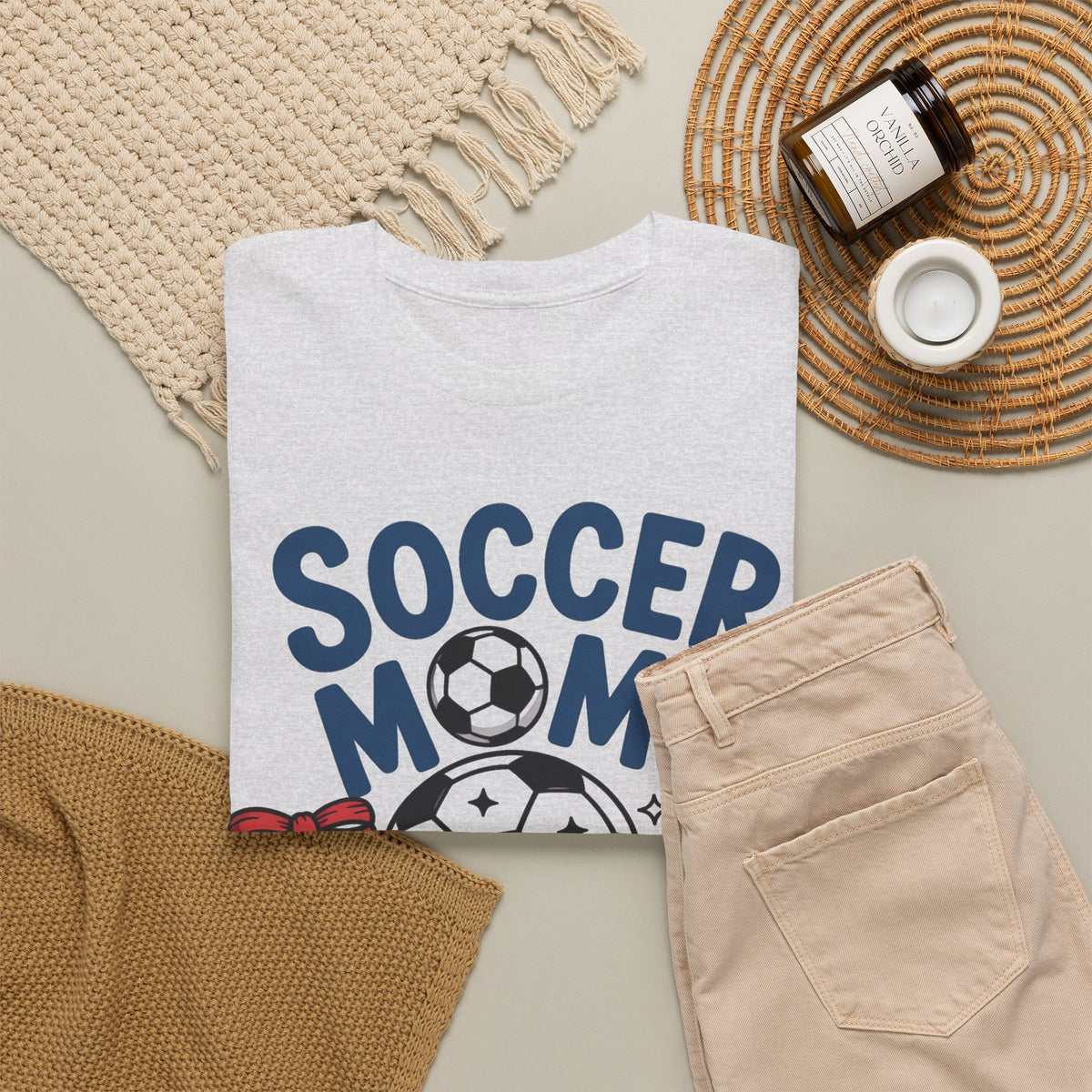 Soccer Moms Club Graphic T Shirt Women's Heavy Cotton Tee