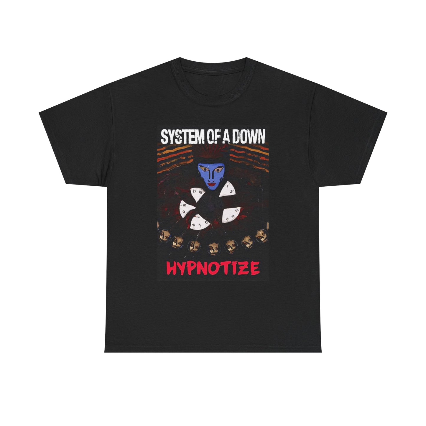 System Of A Down Graphic T Shirt Vintage Hypnotize Unisex Heavy Cotton Tee