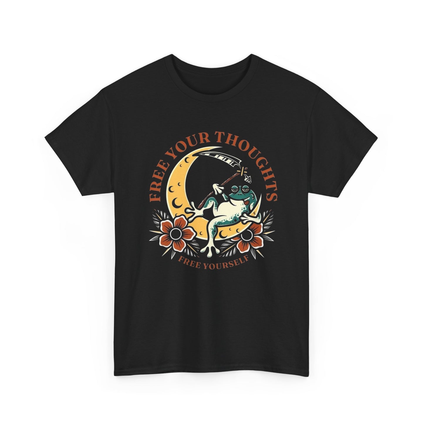 Free Your Thoughts Graphic T Shirt Unisex Heavy Cotton Tee