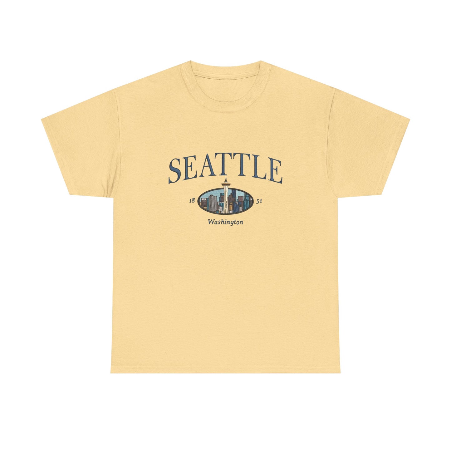 Seattle Washington  Graphic T Shirt NEW Unisex Heavy Cotton Tee