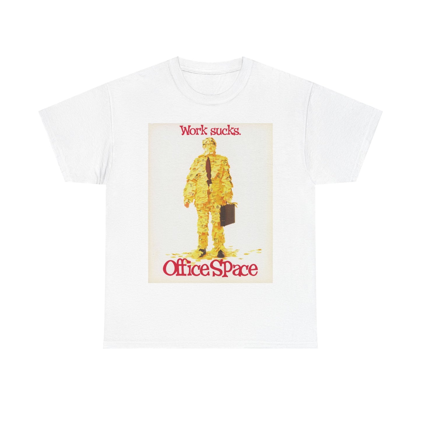 Office Space T Shirt Vintage Movie Poster 90s Retro Unisex Heavy Cotton Tee